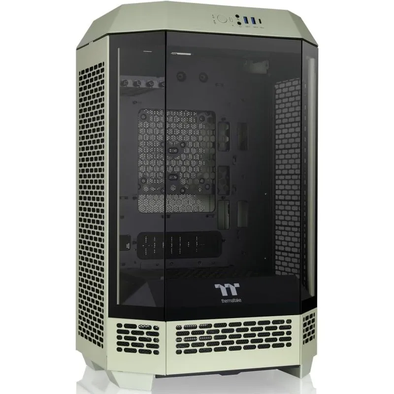Custodia Thermaltake The Tower T300 Matcha Green Atx 2xUSB 3.0 senza alimentatore verde - immagine 1