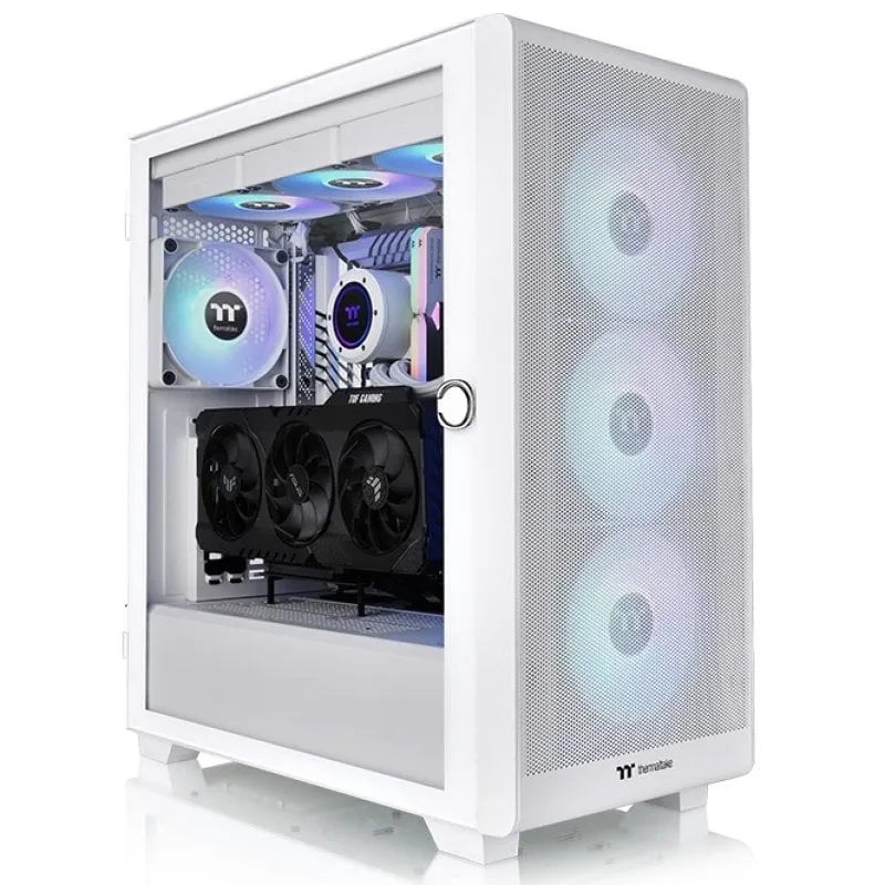 Thermaltake S250 Tg Atx Box 2xusba 3.2 Argb Senza Sorgente Bianca - immagine 1