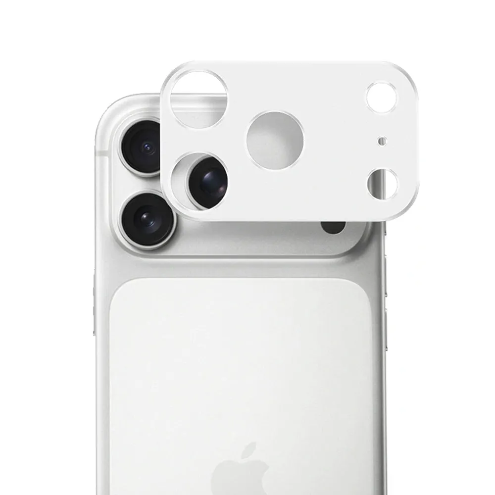 Pellicola protettiva per fotocamera posteriore Techsuit per Apple iPhone 17 Pro Max, vetro temperato, argento - immagine 1