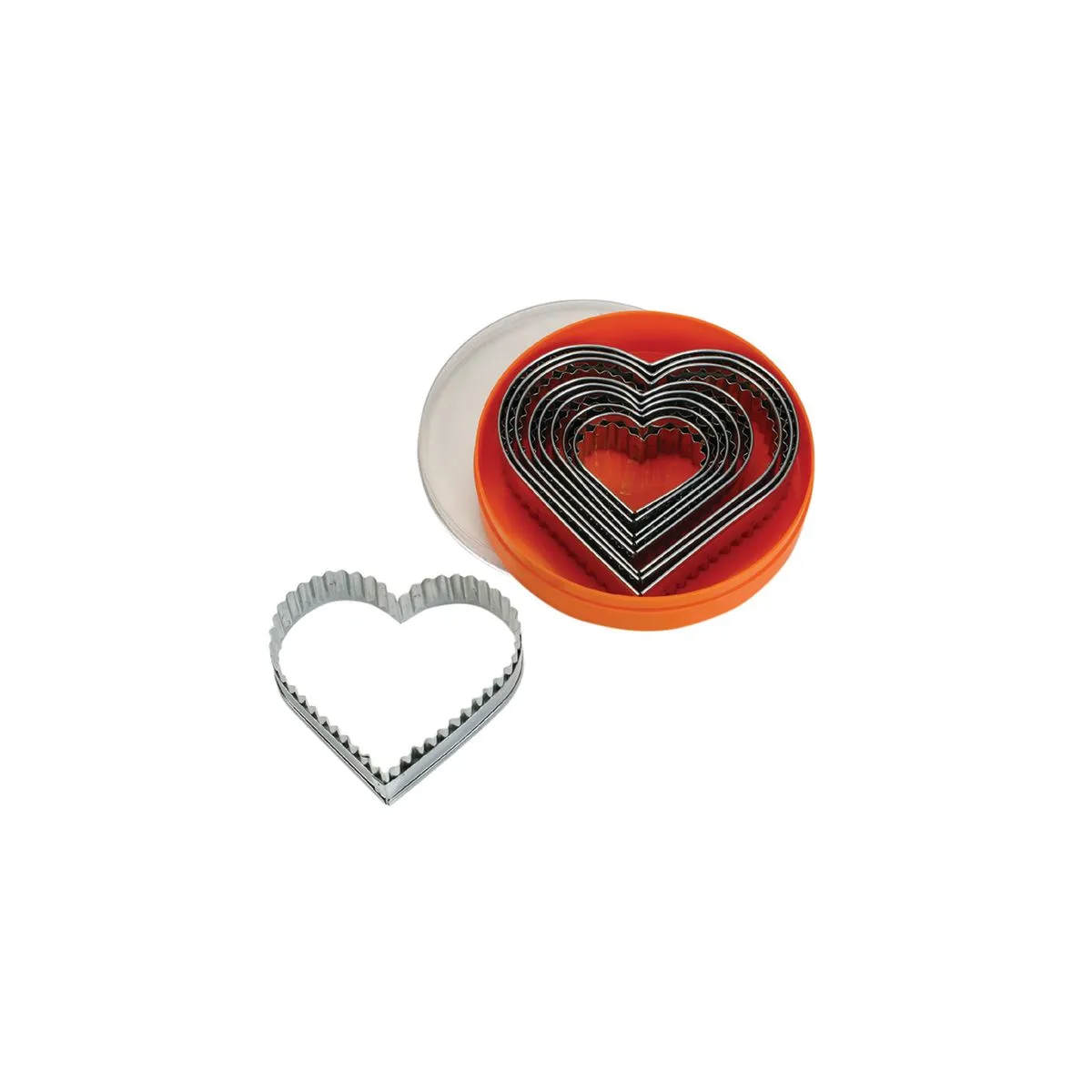 Schneider Set di stampini a forma di cuore; 3 cm (H); acciaio inox - immagine 1