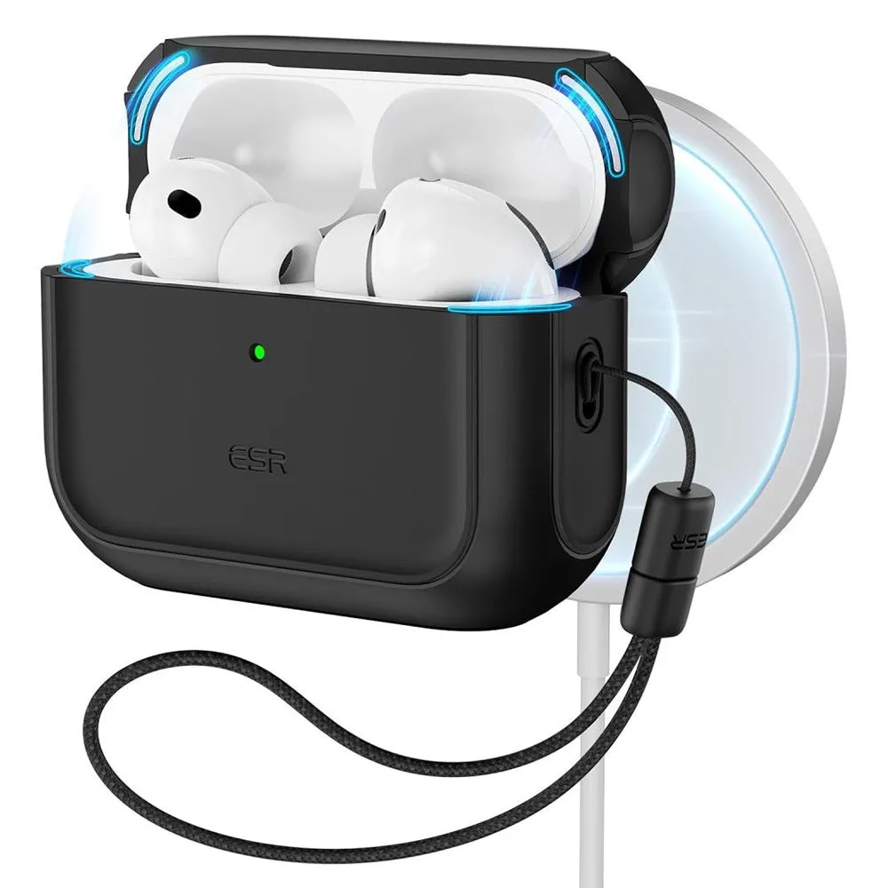 Custodia ESR Orbit Hybrid per Apple AirPods Pro 3, Nera - immagine 1