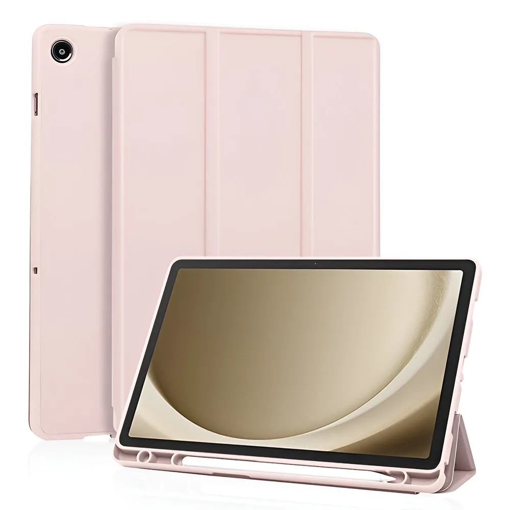 Custodia per Samsung Galaxy Tab A11+ / Tab A9+, Techsuit, Flex Trifold, Rosa - immagine 1
