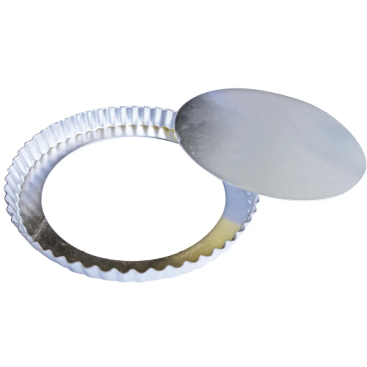 Schneider Stampo per torte/quiche; 28x2.5 cm (ØxH); argento; rotonda - immagine 1