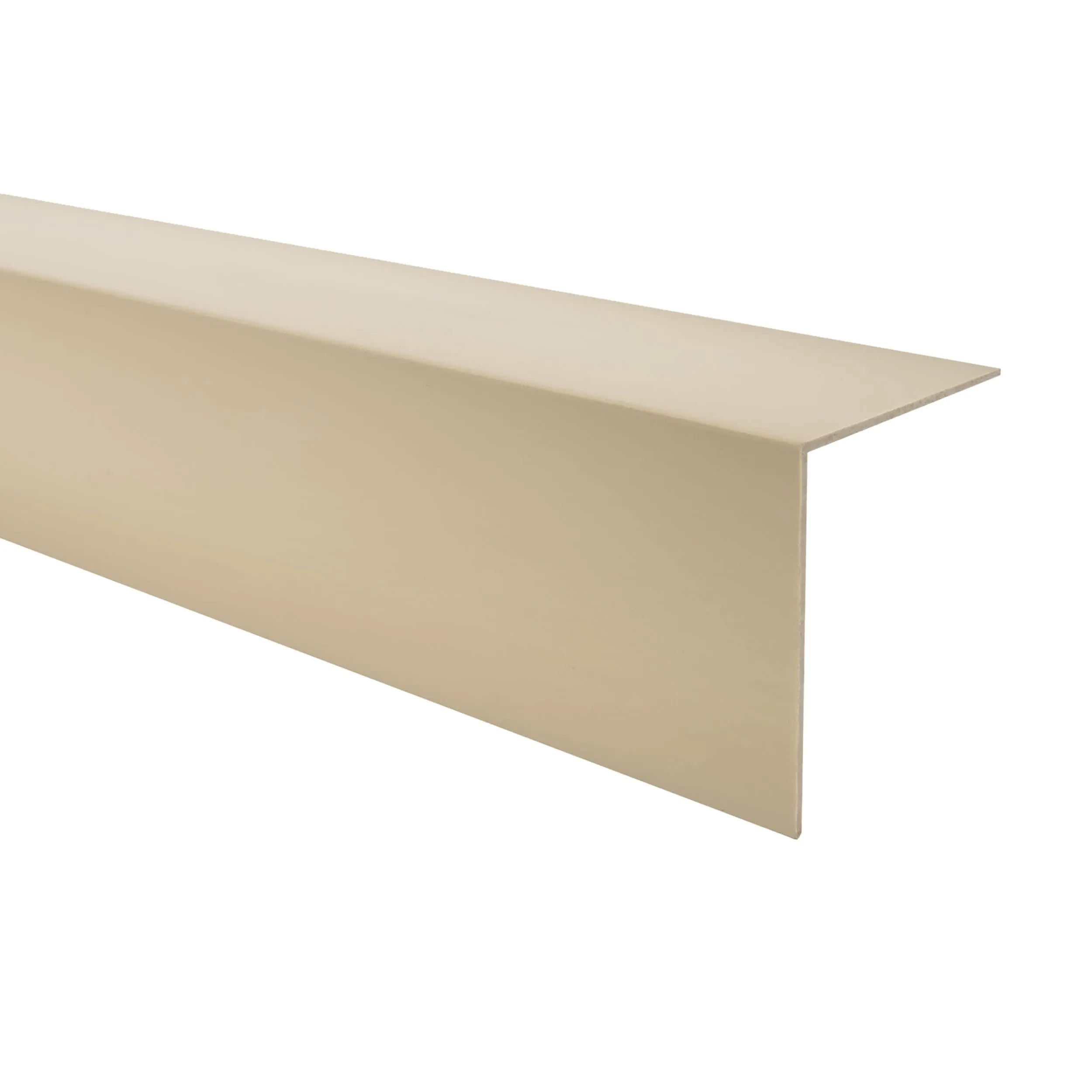 Quest Profilo Angolare PVC 35x35 mm Senza Forare - Beige, 150 cm - immagine 1