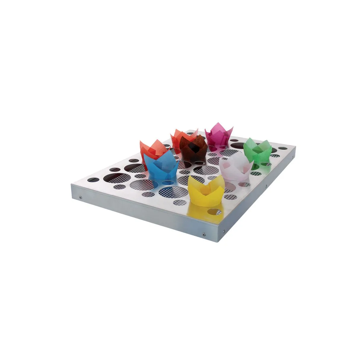 Schneider Set di teglie per muffin in alluminio; 60x40x7x4 cm (LxLxØxH); argento - immagine 1
