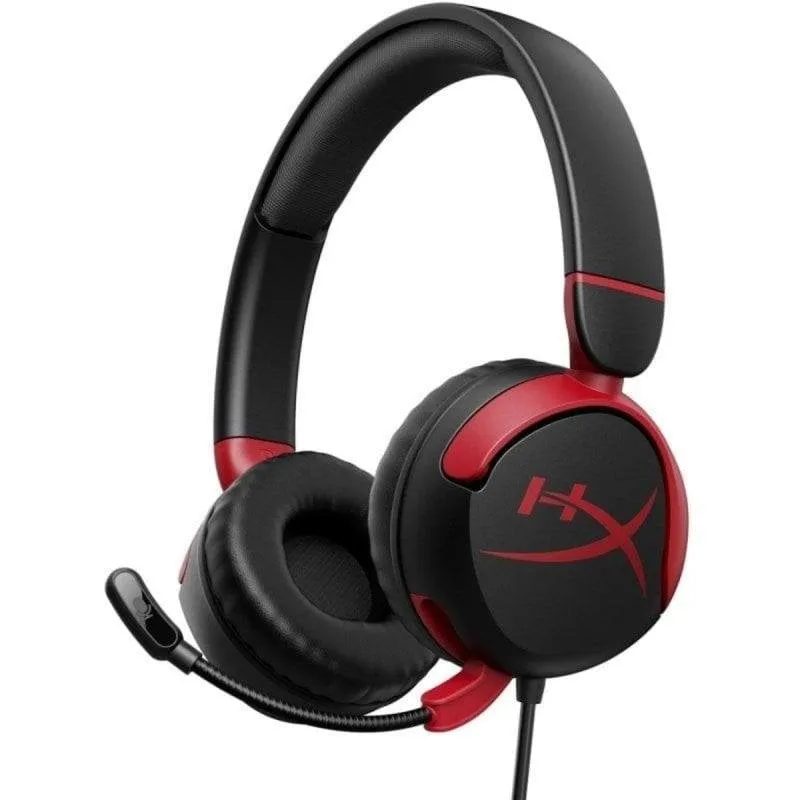 Cuffie HyperX Cloud Mini cablate 3,5 mm gaming per bambini ANC nere - immagine 1