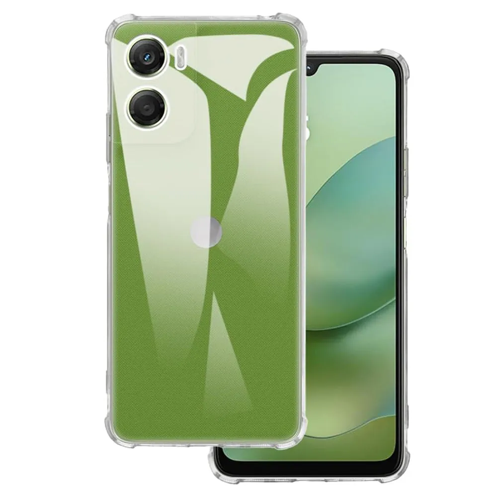 Custodia per Motorola Moto G06, Techsuit, Shockproof Clear, Trasparente - immagine 1