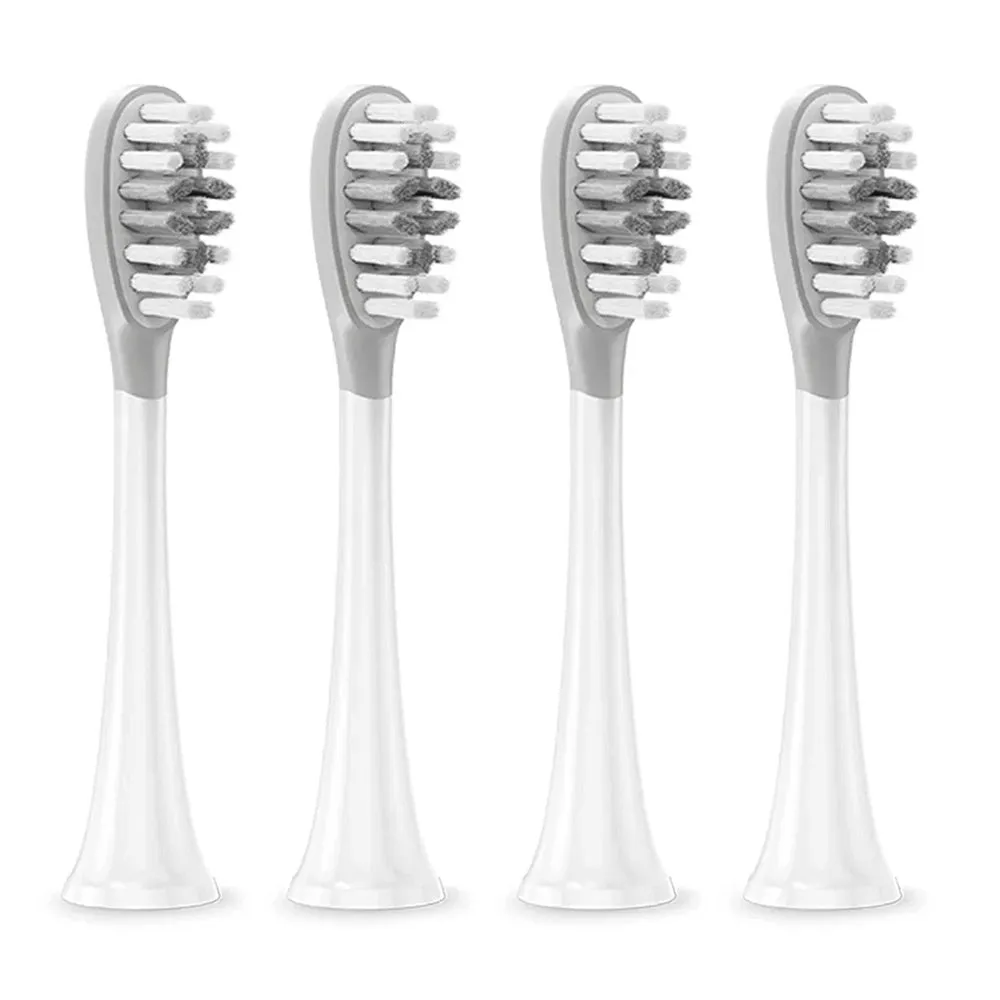 Testina di Ricambio Gum Care per Spazzolino Elettrico Bitvae S2 / S3, Set 4 pezzi, Bianco - immagine 1
