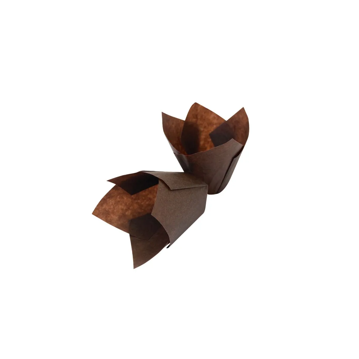 1000x Schneider Stampo per muffin Tulipano rosso; 5x5x5x9.5 cm (LxLxØxH); marrone; 1000 pz. / Pacco - immagine 1