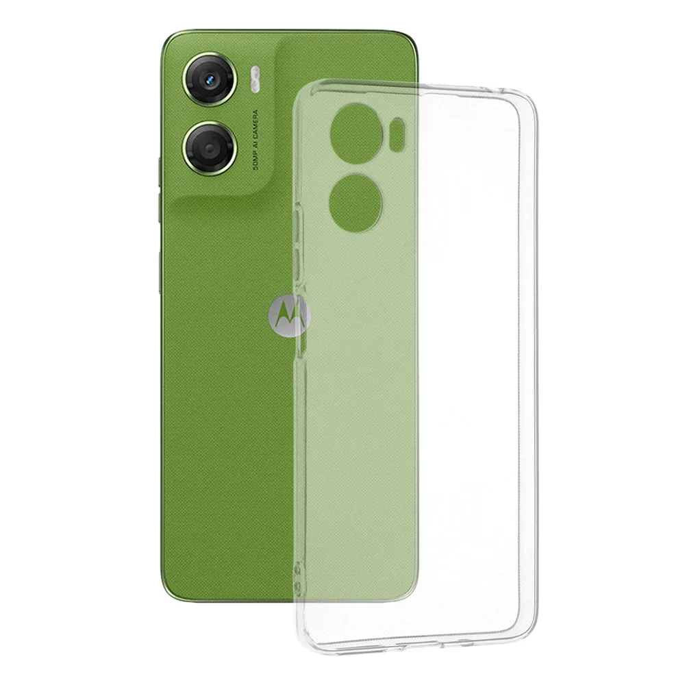 Custodia per Motorola Moto G06, Techsuit, Chiara, Trasparente - immagine 1
