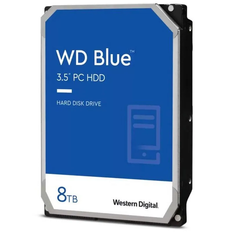 WD Blue 3,5" 8 TB 5640 RPM 256 MB CMR SATA 3 - immagine 1