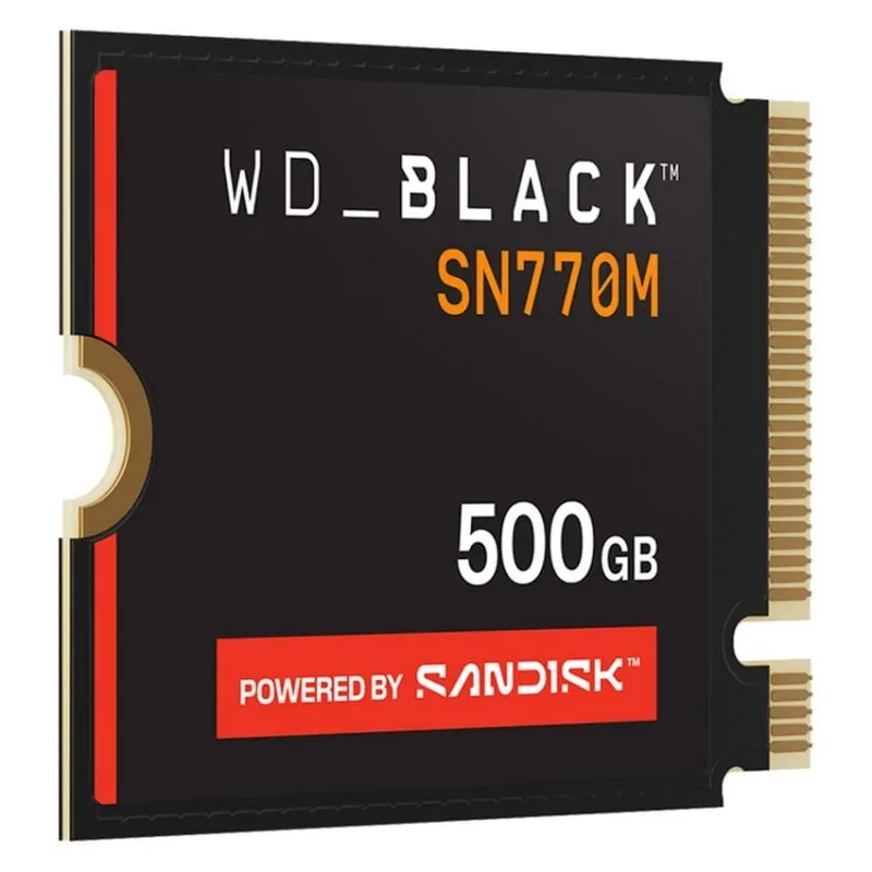Western Digital Black WD_BLACK SN770M NVMe M.2 500 GB PCI Express 4.0 TLC 3D NAND - immagine 1