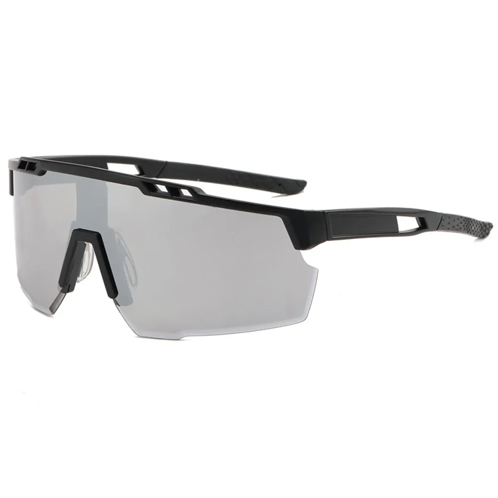 Occhiali da Ciclismo Unisex Techsuit 9963, Neri Grigio - immagine 1