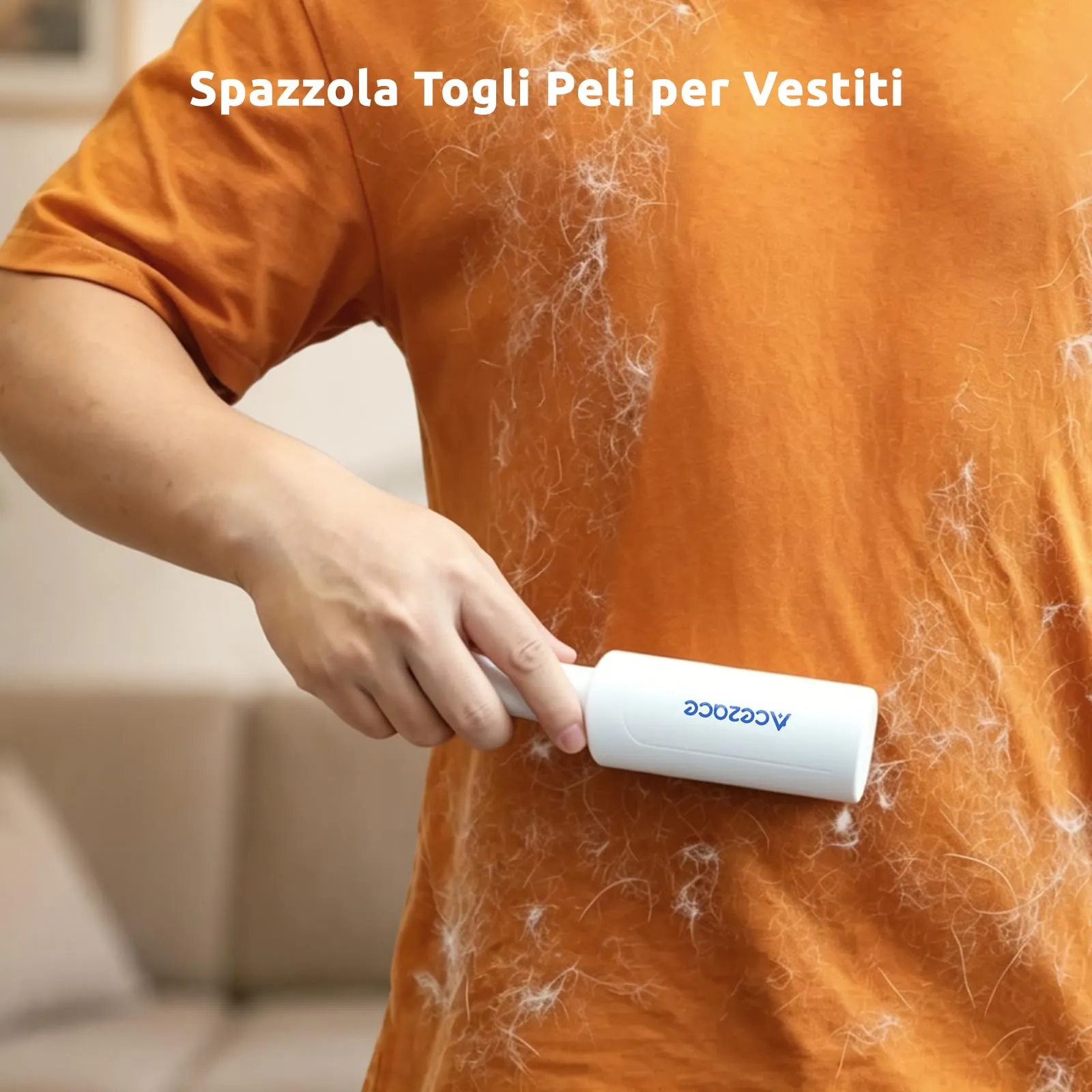 ACE2ACE Spazzola Togli Peli per Vestiti, Rimuovi Peli Animali da Tessuti - immagine 6