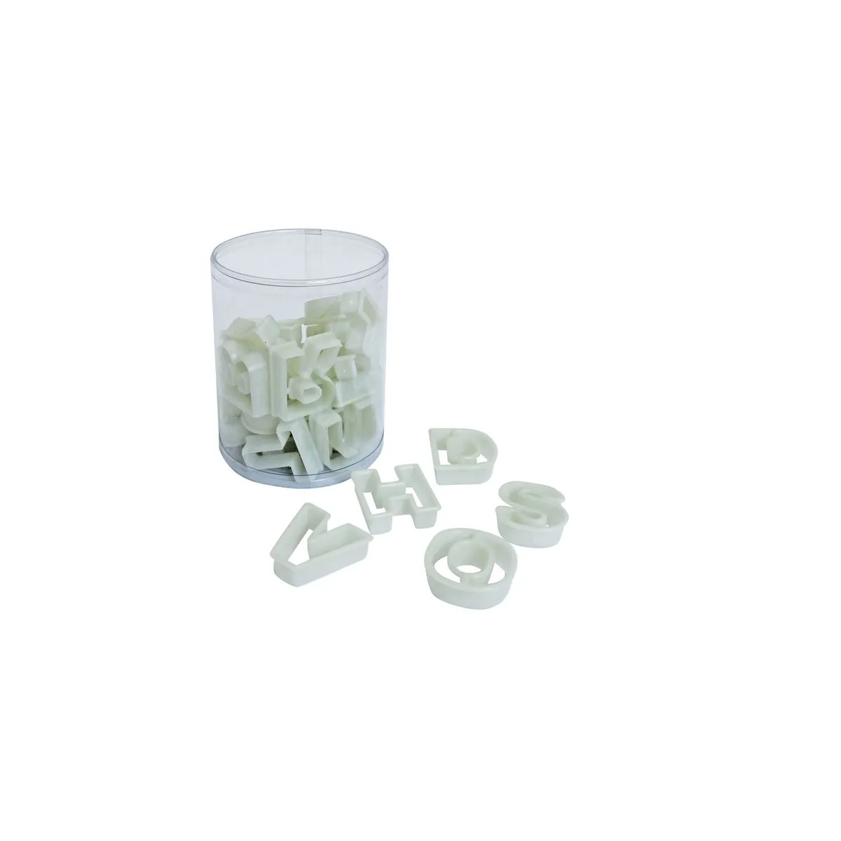 Schneider Set di stampini per biscotti a forma di lettere; bianco - immagine 1