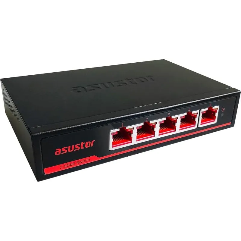 Asustor ASW205T switch di rete Non gestito 2.5G Ethernet (100/1000/2500) - immagine 1