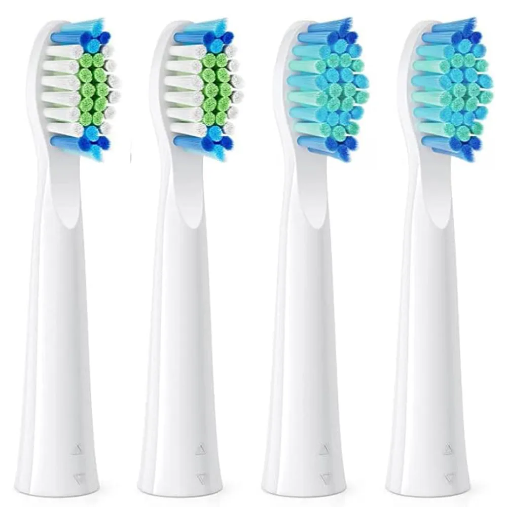 Testina di Ricambio SDD2 per Spazzolino Elettrico Bitvae D2, Set 4 pezzi, Bianco - immagine 1