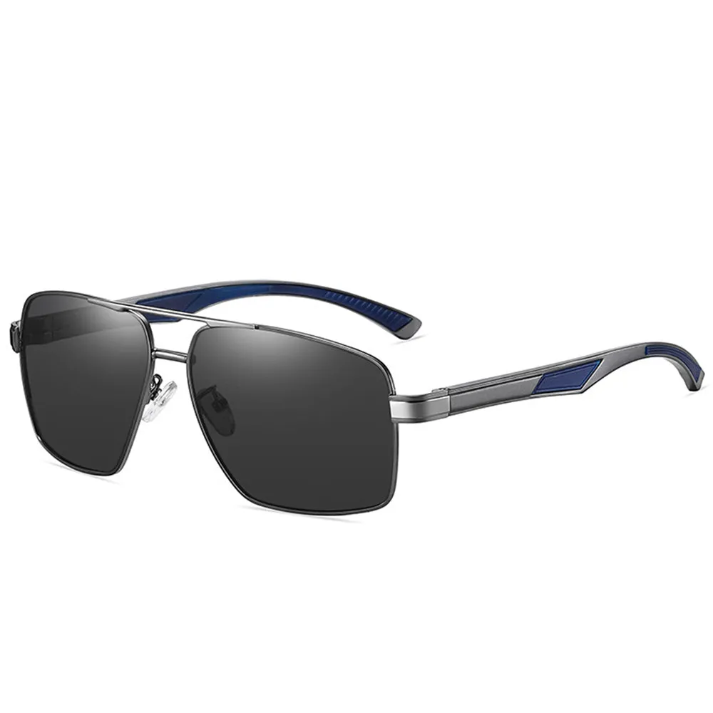 Occhiali da Sole Uomo Techsuit LM001, Polarizzati, Protezione UV, Grigio - immagine 1