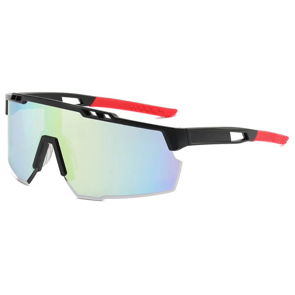 Occhiali da Ciclismo Unisex Techsuit 9963, Nero Viola - immagine 1