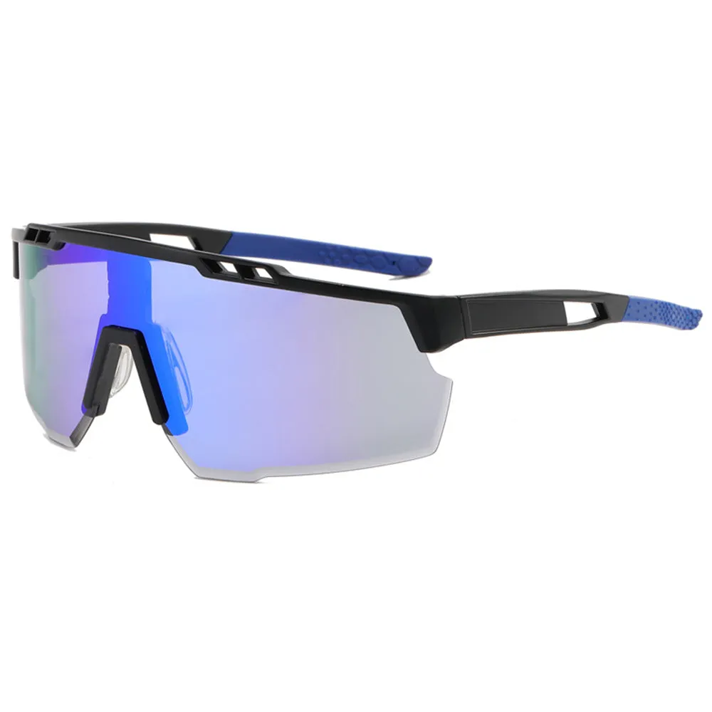 Occhiali da Ciclismo Unisex Techsuit 9963, Neri Blu - immagine 1