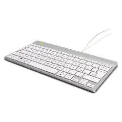 Tastiera computer BREAK Compact Wired White RGOCOITWDWH - immagine 1