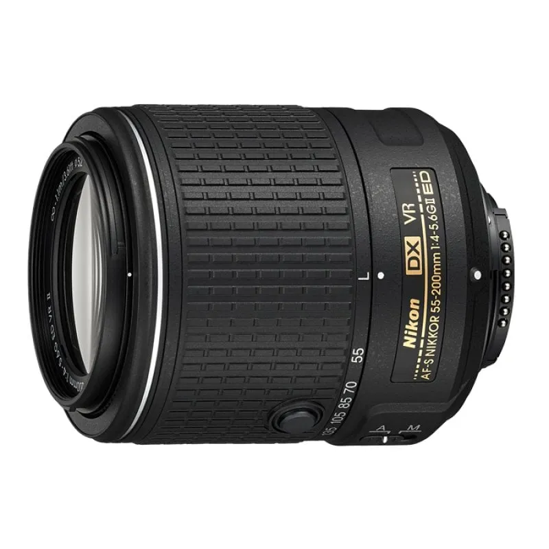 Nikon AF-S DX NIKKOR 55-200mm f/4-5.6G ED VR II SLR Teleobiettivo Nero - immagine 1
