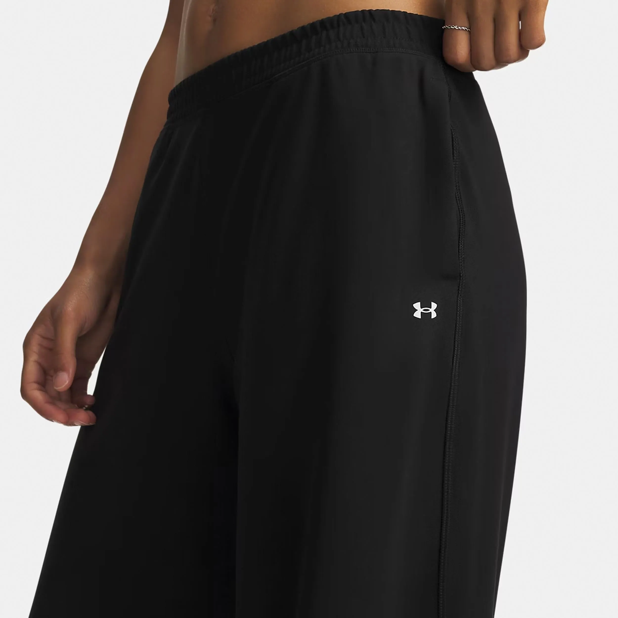 Under Armour Motion Wide - Pantaloni da allenamento da donna, Nero , XL - immagine 3