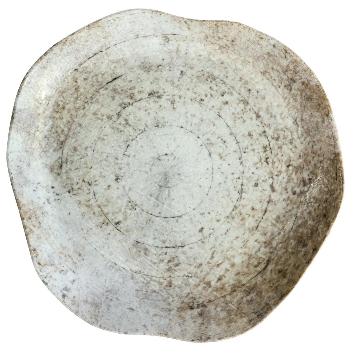 6x VEGA Piatto Gironia piano, forma organica; 23.5 cm (Ø); tortora; organica; 6 pz. / Pacco - immagine 1