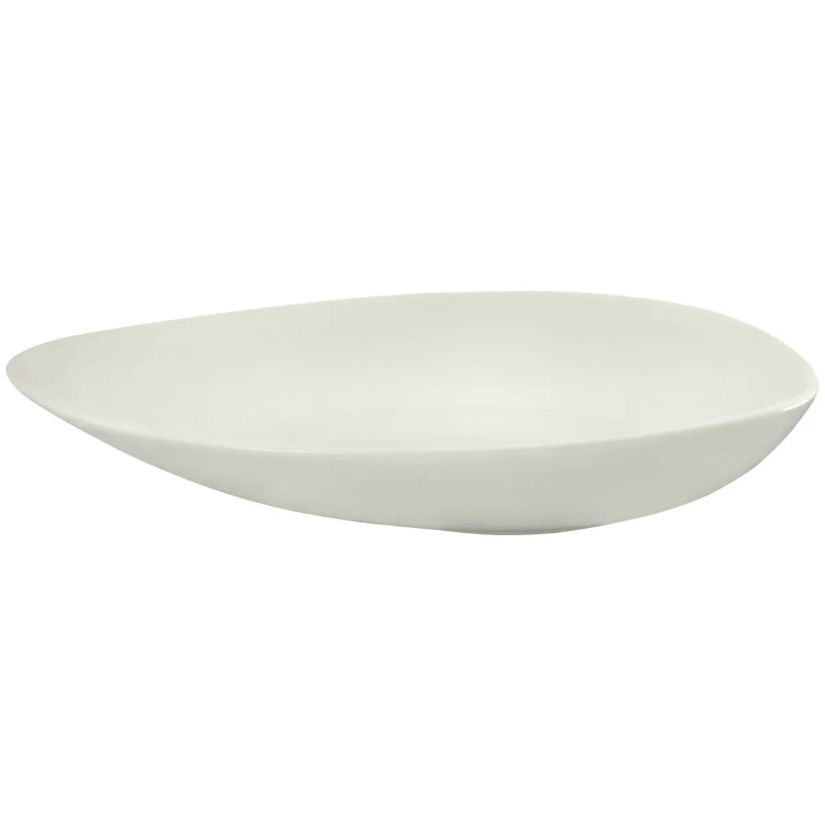6x VEGA Piatto Opus fondo, forma organica; 1070 ml, 28x23.5x5 cm (LxLxH); avorio; organica; 6 pz. / Pacco - immagine 1