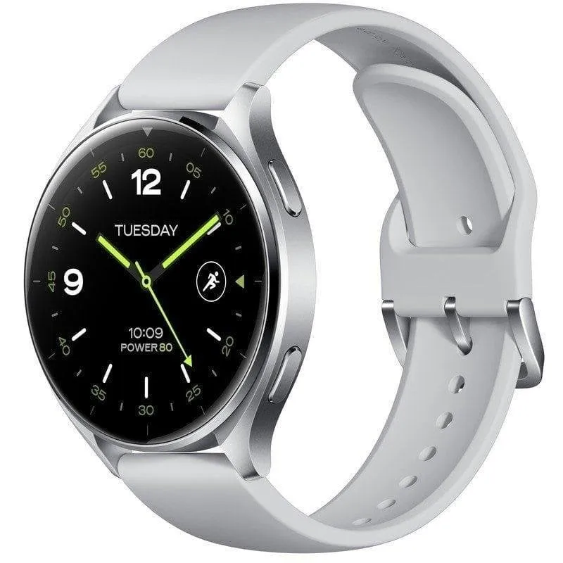 Xiaomi Watch 2 Bluetooth GPS NFC 46mm AMOLED Argento Resistenza Acqua 5ATM - immagine 1