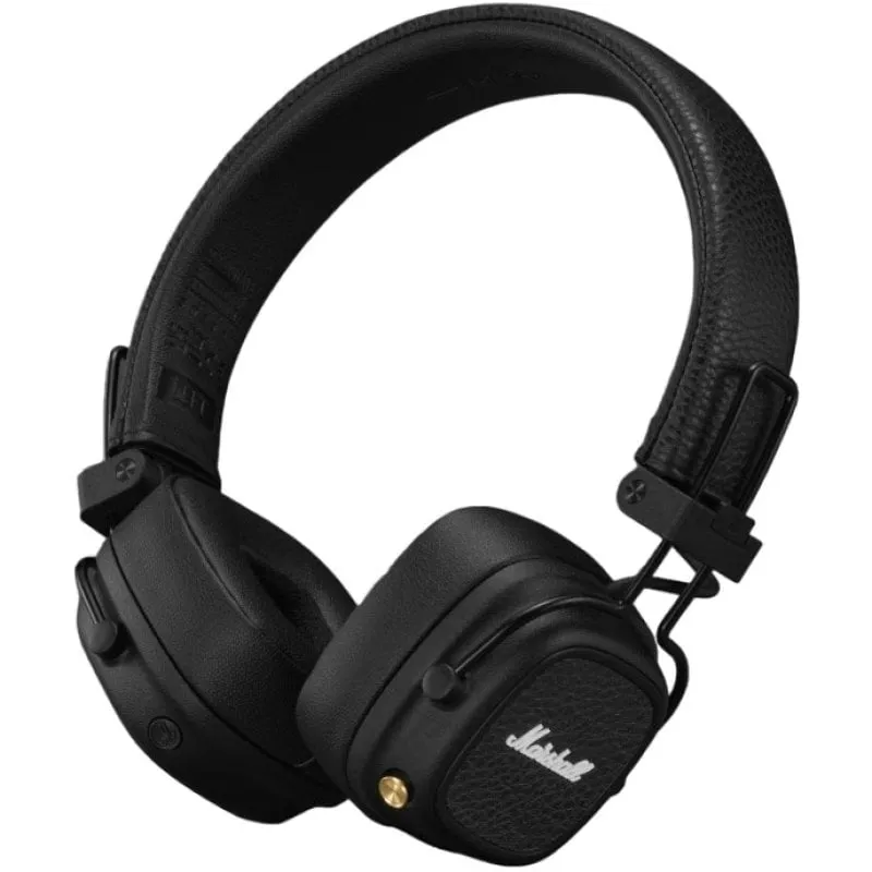 Cuffie Bluetooth wireless Marshall Major V con 100 ore di durata della batteria Nero - immagine 1