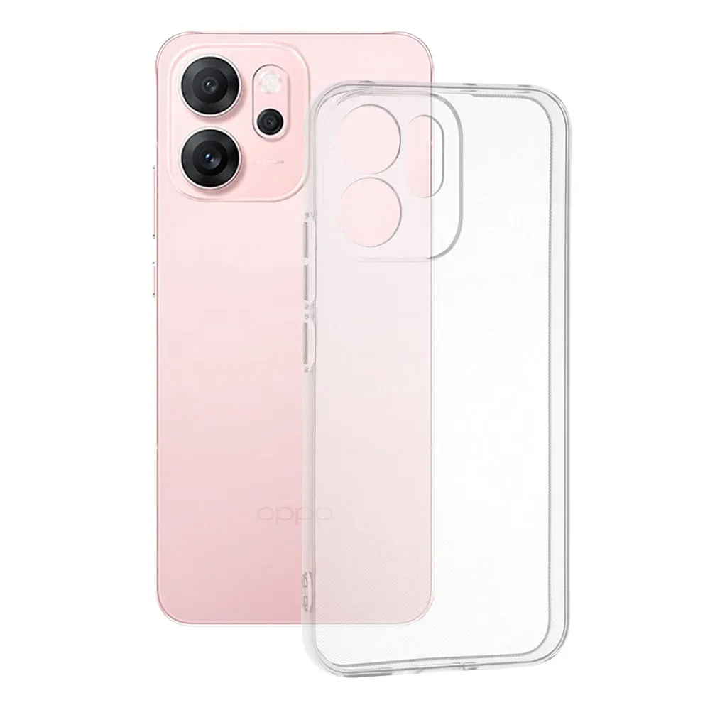 Custodia per Oppo Reno14 FS 5G / Reno14 F, Techsuit, Chiara, Trasparente - immagine 1