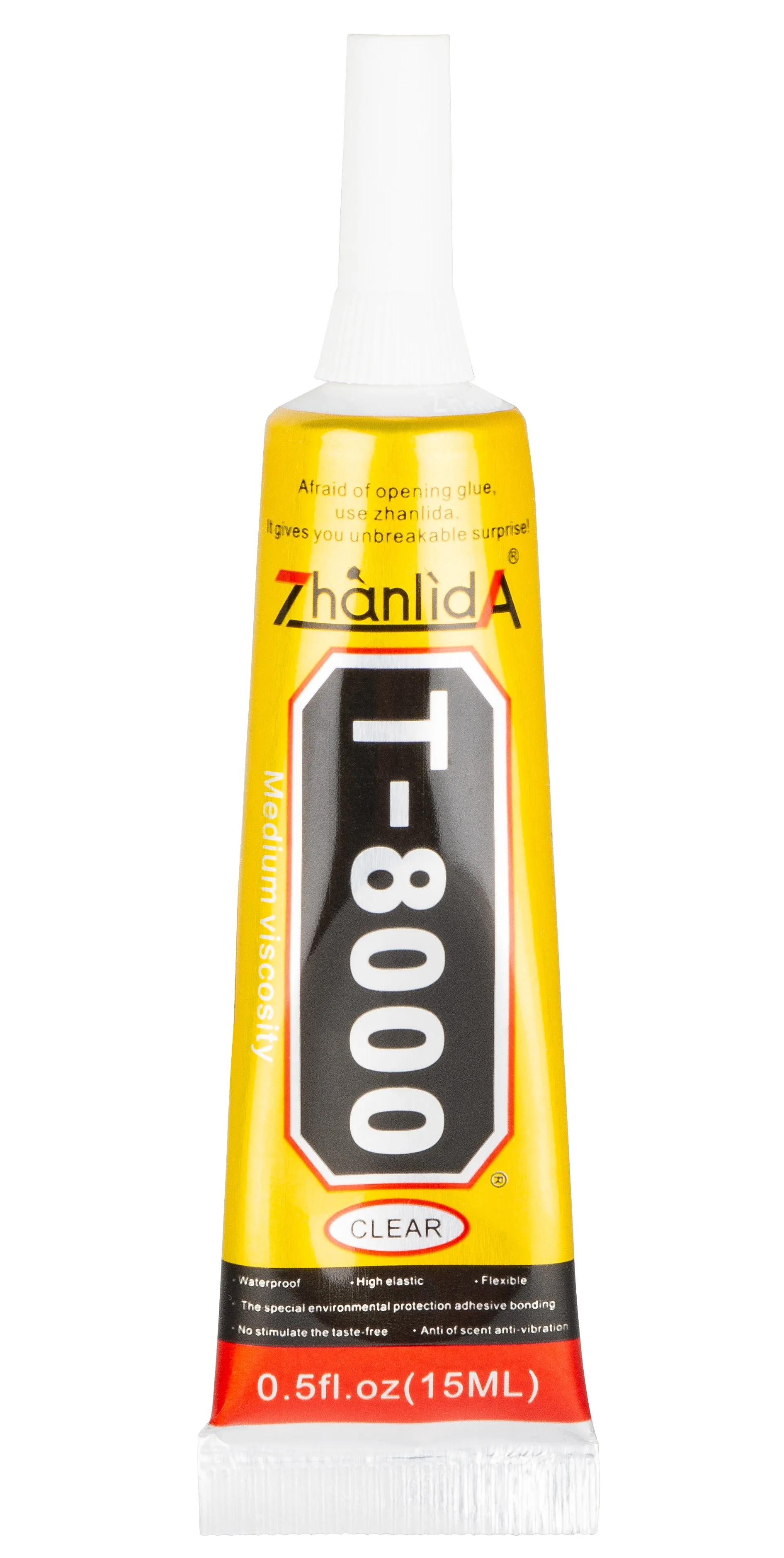 Colla Liquida Zhanlida T-8000, 15ml, Trasparente - immagine 1