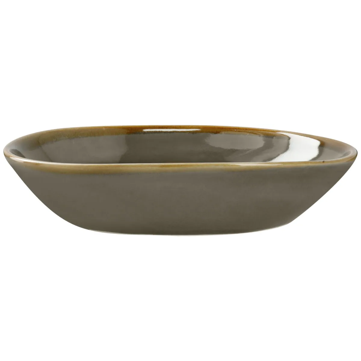 6x PULSIVA Piatto Glaze 2.0 fondo; 900 ml, 22x4.8 cm (ØxH); grigio; rotonda; 6 pz. / Pacco - immagine 1