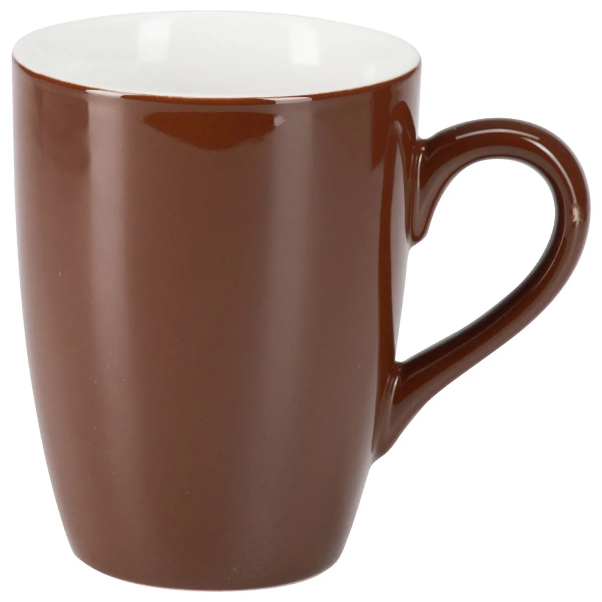 6x PULSIVA Tazza mug Joy 2.0; 330 ml, 8.3x10.8 cm (ØxH); marrone; rotonda; 6 pz. / Pacco - immagine 1
