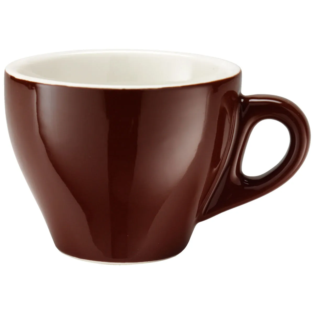 6x PULSIVA Tazza cappuccino piccola Joy 2.0; 200 ml, 9x7 cm (ØxH); marrone; rotonda; 6 pz. / Pacco - immagine 1
