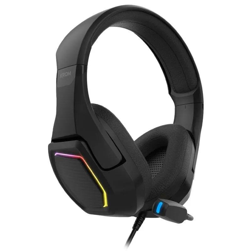 Krom Kopa 7.1 RGB Cuffie da gioco 7.1 Virtual USB Multipiattaforma Nero - immagine 1