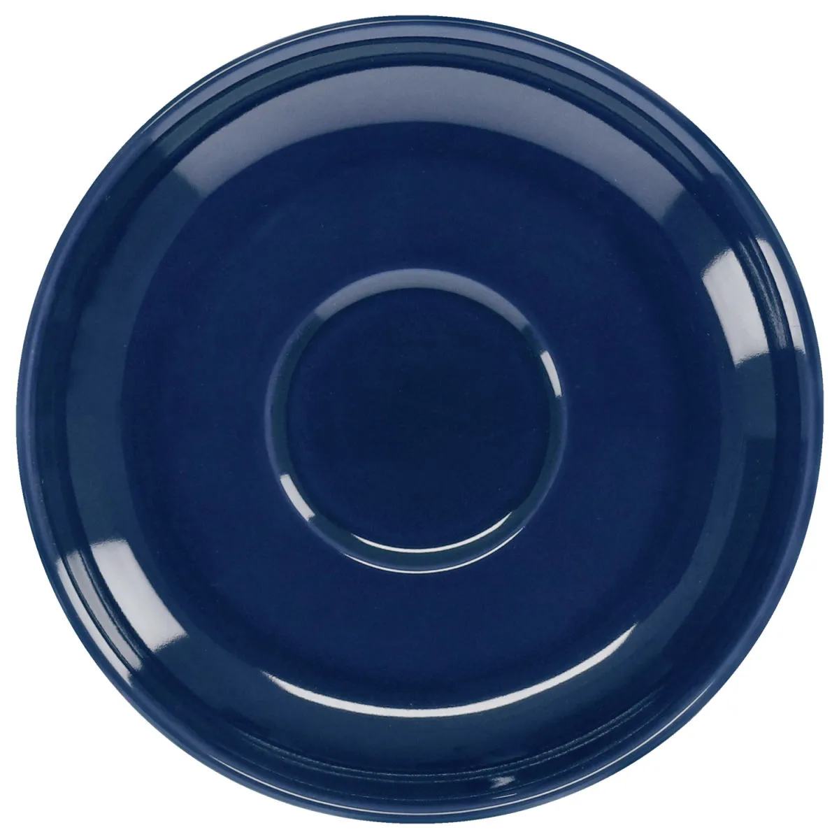 6x PULSIVA Piattino tazza cappuccino piccola Joy 2.0; 14 cm (Ø); blu; rotonda; 6 pz. / Pacco - immagine 1