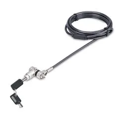 Cavo con lucchetto Chiave 3in1 Grigio UNIVKMKO LAPTOP LOCK - immagine 1