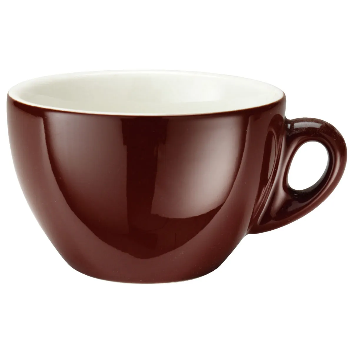 6x PULSIVA Tazza cappuccino grande Joy 2.0; 300 ml, 10.5x6.7 cm (ØxH); marrone; rotonda; 6 pz. / Pacco - immagine 1