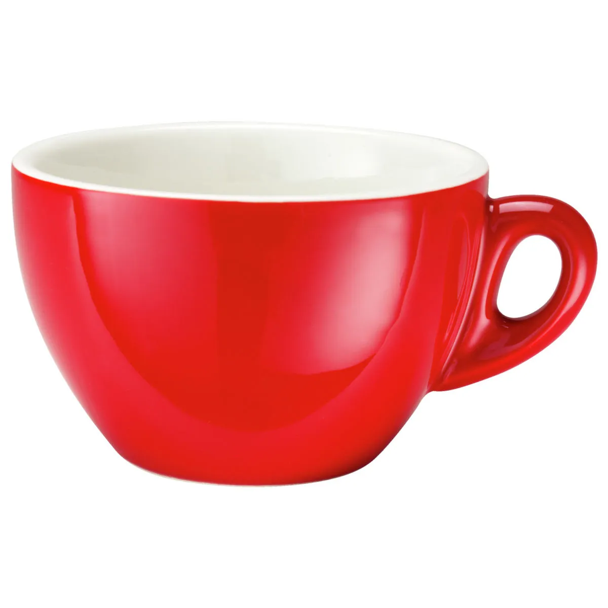 6x PULSIVA Tazza cappuccino grande Joy 2.0; 300 ml, 10.5x6.7 cm (ØxH); rosso; rotonda; 6 pz. / Pacco - immagine 1