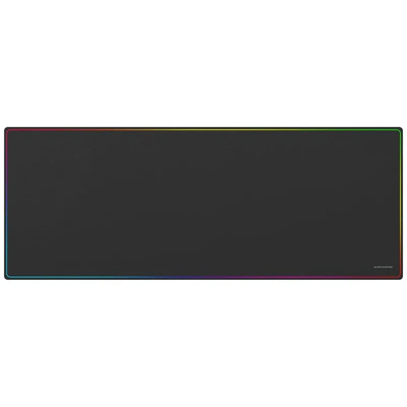 Mars Gaming Mmp224 Tappetino da gioco Xxl 88x33 cm Design arcobaleno Gomma naturale e nanotessuto Nero - immagine 1