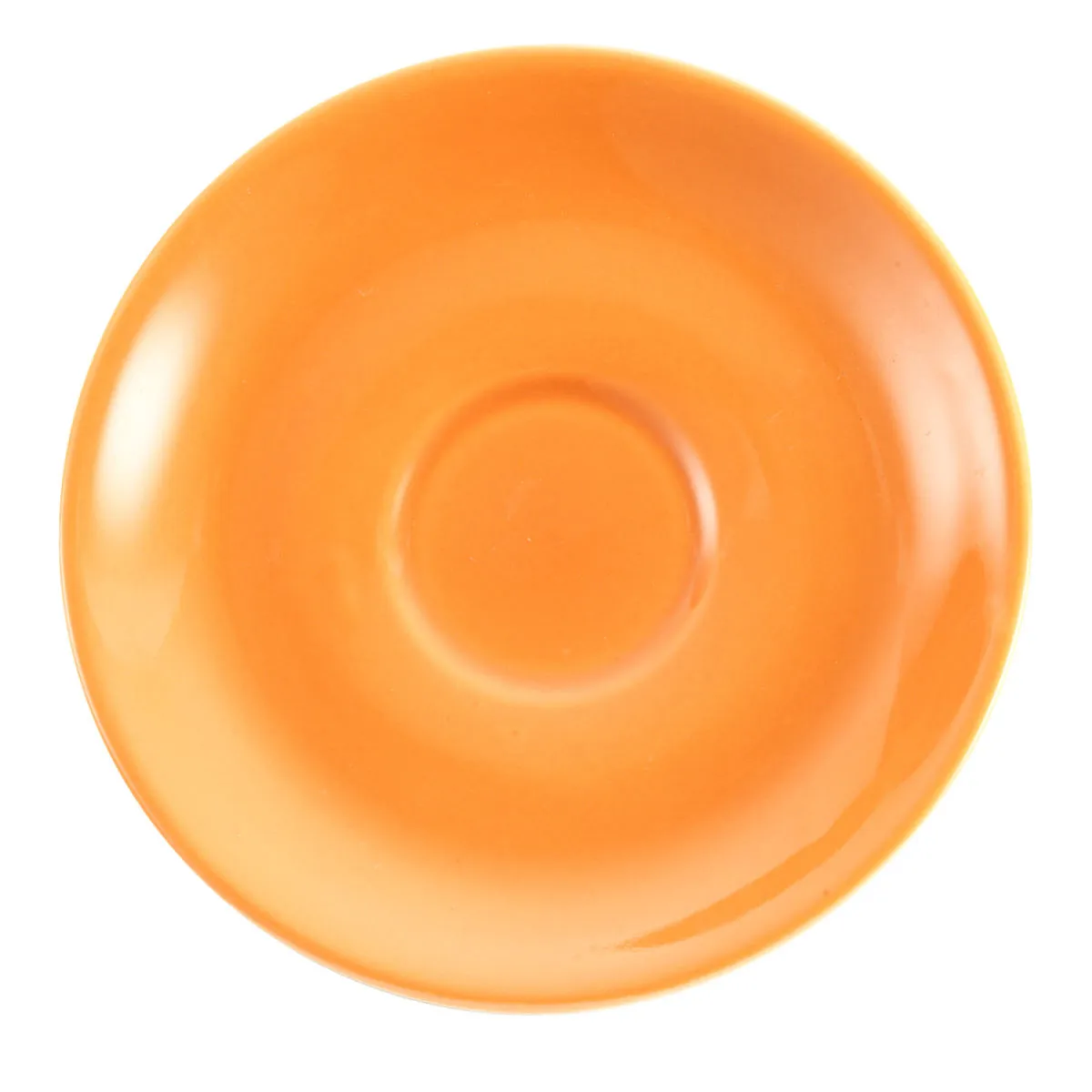 6x PULSIVA Piattino tazza cappuccino grande Joy 2.0; 16.5 cm (Ø); arancione; rotonda; 6 pz. / Pacco - immagine 1