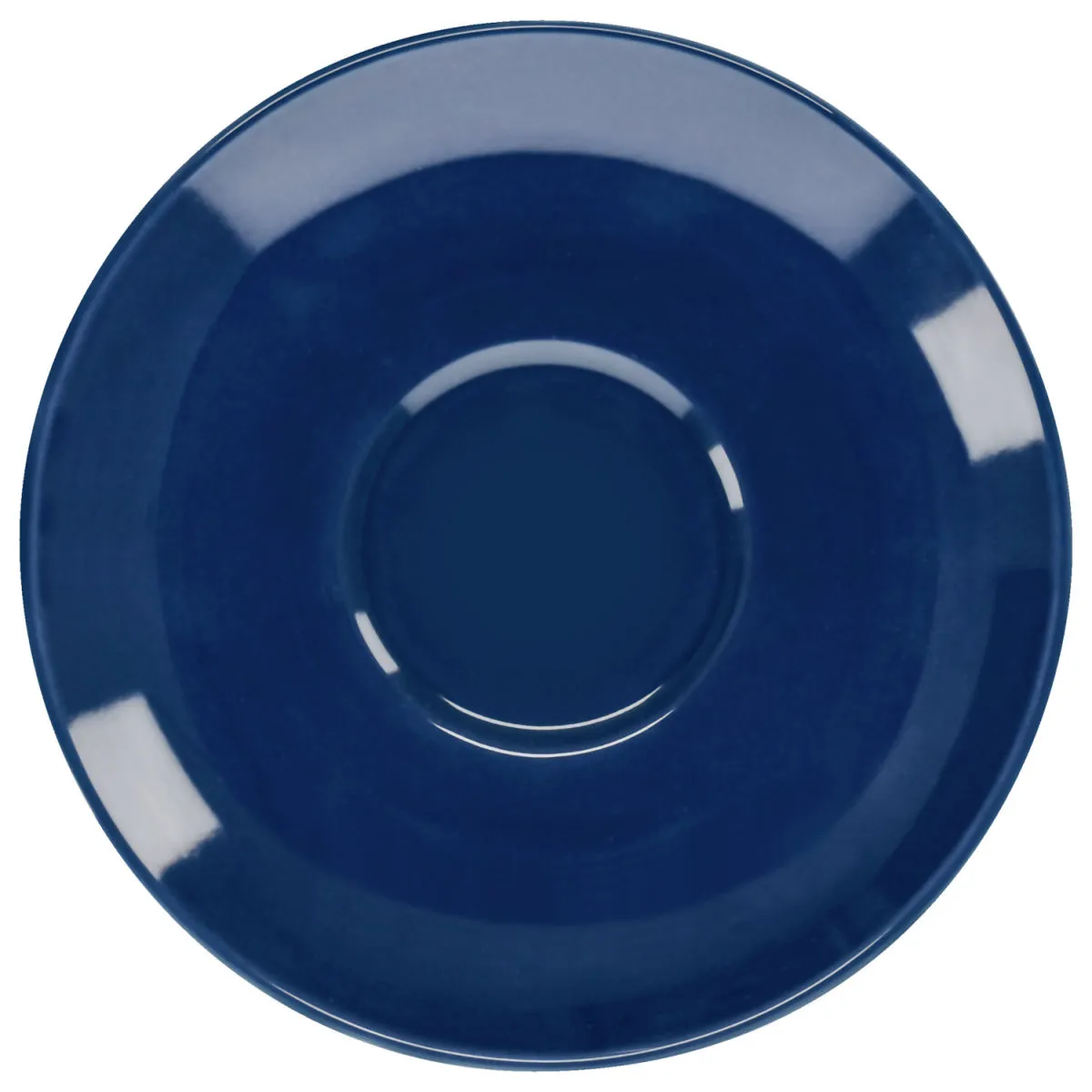 6x PULSIVA Piattino tazza cappuccino grande Joy 2.0; 16.5 cm (Ø); blu; rotonda; 6 pz. / Pacco - immagine 1