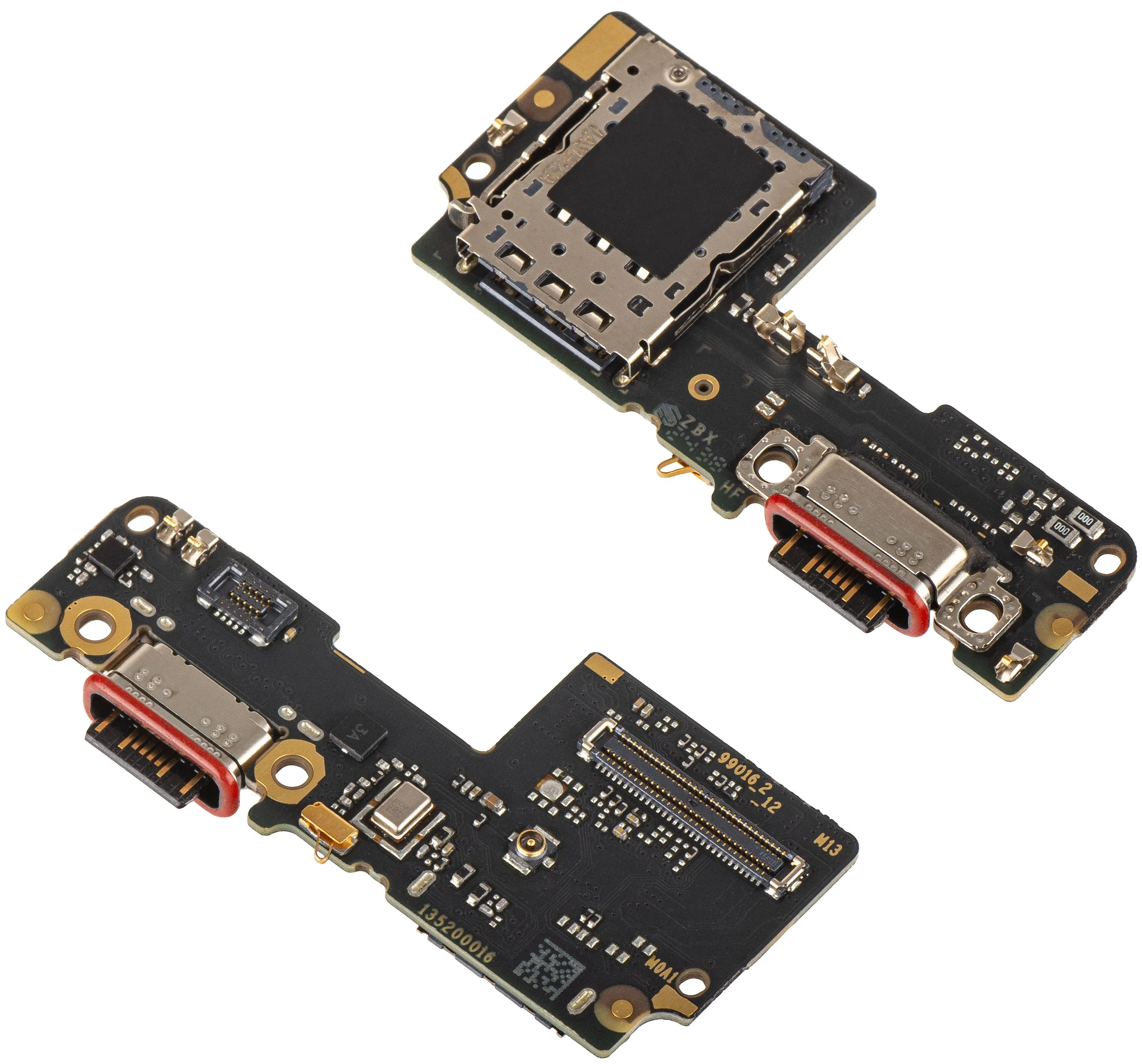 Scheda con Connettore di Ricarica - Microfono - Modulo Lettore SIM Xiaomi Redmi Note 14 Pro 5G - immagine 1
