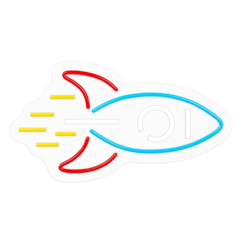 Forever Neon Plexi Led Rocket Multicolor Neolia - immagine 1