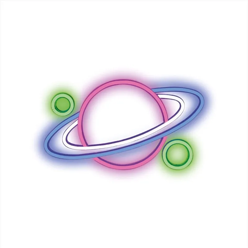 Pannello LED Forever Neon Plexi Led Planet Multicolor Planet - immagine 1