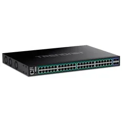 Switch di rete 52 porte Web Smart PoE+ Black TPE 3524S Gigabit (1000Base-TX) - immagine 1