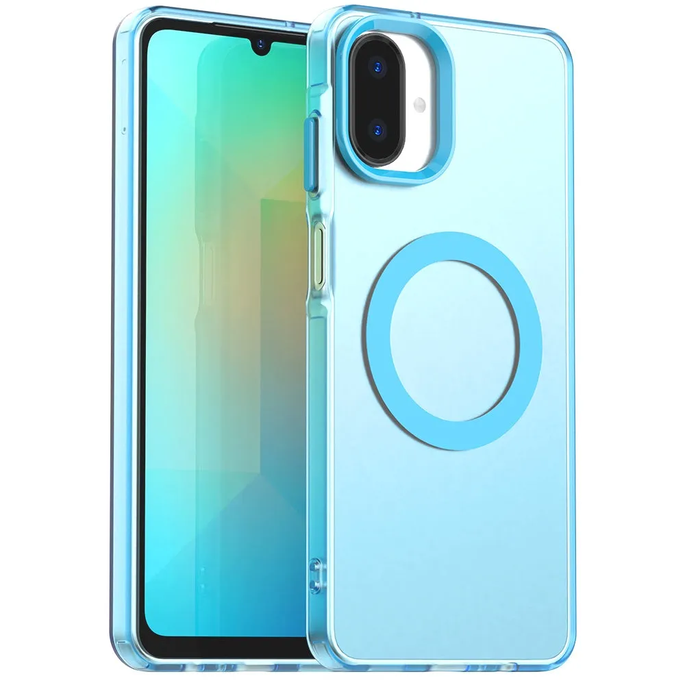 Custodia MagSafe per Samsung Galaxy A07 4G A075, Techsuit, CandyCase, Blu - immagine 1