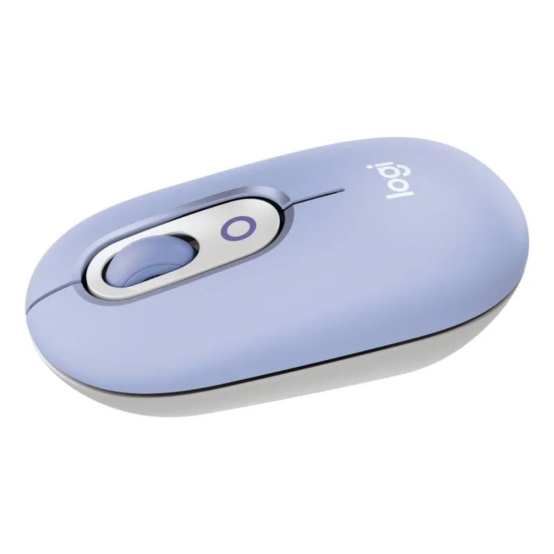 Logitech Pop Mouse Mouse wireless compatto con funzione Emoji personalizzabile viola - immagine 1